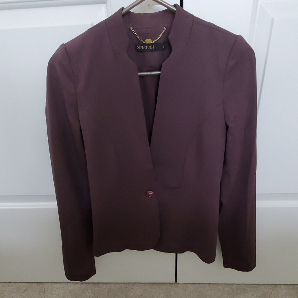 SuperTrash ladies blazer soft plum color size S/34